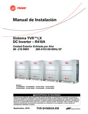 Ingersoll Rand TRANE TVR LX 4TVH0140DE0 Manual De Instalación
