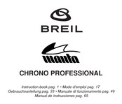 BREIL Manta Chrono Professional Manual De Instrucciones