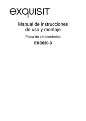 Exquisit EKC630-3 Manual De Instrucciones De Uso Y Montaje