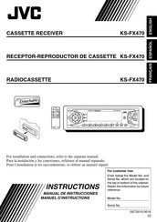 JVC KS-FX470 Manual De Instrucciones