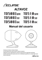 Fujitsu Ten ECLIPSE ALVATOZ TD510 wh Manual Del Usuario