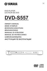 Yamaha DVD-S557 Manual De Instrucciones