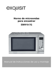 Exquisit EMW19-7G Manual De Instrucciones De Uso Y Montaje