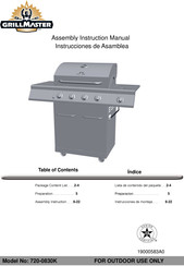 GrillMaster 720-0830K Instrucciones De Montaje