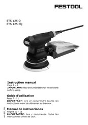 Festool DTS 400 Q Manual De Instrucciones
