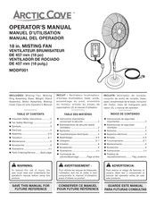 Arctic Cove MODF001 Manual Del Operador