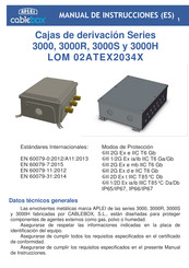 Aplei 3000-R Serie Manual De Instrucciones