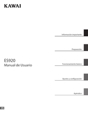 Kawai ES920 Manual De Usuario