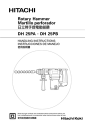 Hitachi Koki DH 25PA Instrucciones De Manejo