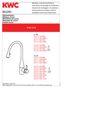 KWC EVE A 225 10.121.103.151FL Instrucciones De Montaje Y Servicio