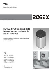Rotex HPSU compact 304 Manual De Instalación Y De Mantenimiento