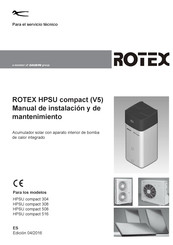 Rotex HPSU compact 516 Manual De Instalación Y De Mantenimiento