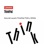 Lenovo ThinkPad T550 Guia Del Usuario