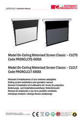 Screen Research CLCTS Manual De Instalacion Y Uso