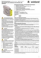 Wieland SNA 4063K/KM Instrucciones De Uso