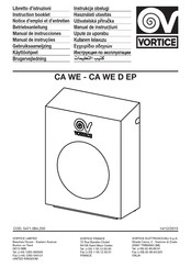 Vortice CA WE D EP Manual De Instrucciones