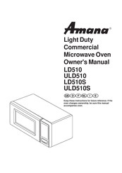 Amana LD510 Manual Del Propietário