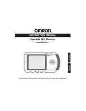 Omron HCG-801 Manual De Instrucciones