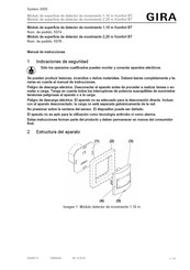 Gira 5374 Manual De Instrucciones