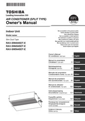 Toshiba RAV-SM454SDT-E Manual Del Propietário