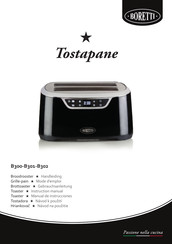 BORETTI Tostapane B300 Manual De Instrucciones