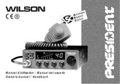 PRESIDENT WILSON ASC Manual Del Usuario