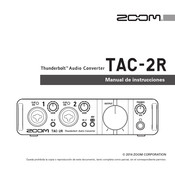 Zoom Thunderbolt TAC-2R Manual De Instrucciones