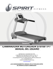 Spirit Fitness ST8100 Manual Del Usuario