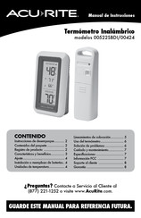 Accurite 00522SBDI/00424 Manual De Instrucciones