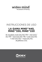 Widex m4-CIC/IIC-TR Instrucciones De Uso