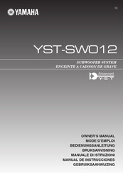 Yamaha YST-SW012 Manual De Instrucciones