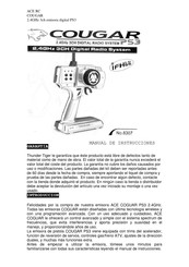 COUGAR 8307 Manual De Instrucciones