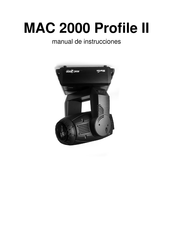 Martin MAC 2000 Profile II Manual De Instrucciones