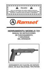 RAMSET 721 Manual De Instrucciones