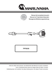 Maruyama TPP2630 Manual Del Propietario/Usuario