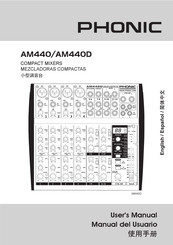 Phonic AM440 Manual Del Usuario