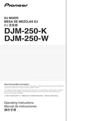 Pioneer DJM-250-W Manual De Instrucciones