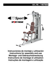 Sport-thieme 1487800 Instrucciones De Montaje Y Utilización