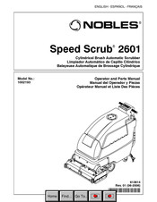 Nobles Speed Scrub 2601 Manual Del Operador Y Piezas