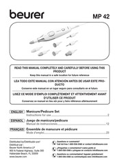 Beurer MP 42 Manual De Instrucciones