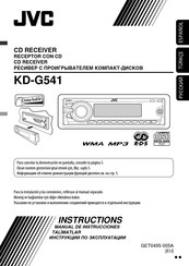 JVC KD-G541 Manual De Instrucciones