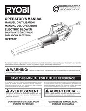 Ryobi RY42102 Manual Del Operador