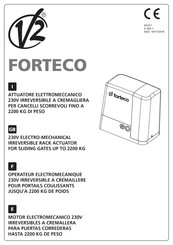 V2 FORTECO2200-M Manual De Instrucciones