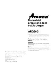 Amana ARG3601 Serie Manual Del Propietário