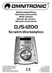 Omnitronic DJS-1200 Manual Del Usuario