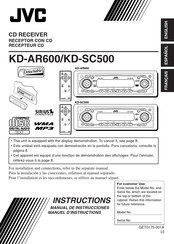 JVC KD-SC500 Manual De Instrucciones