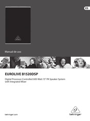 Behringer EUROLIVE B1520DSP Manual De Uso