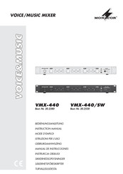 Monacor VMX-440/SW Manual De Instrucciones