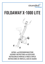 Skandika Fitness FOLDAWAY X-1000 LITE Instrucciones De Montaje