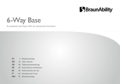 BraunAbility 6-Way Base Instrucciones De Uso